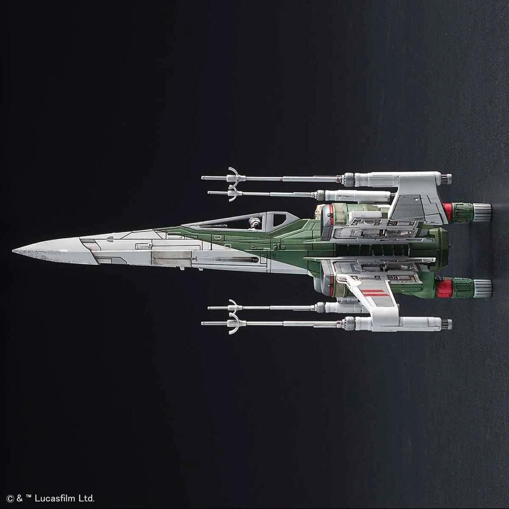 1/72 scale model of the X-Wing Fighter from Star Wars: The Rise of Skywalker, showcasing intricate details and design.