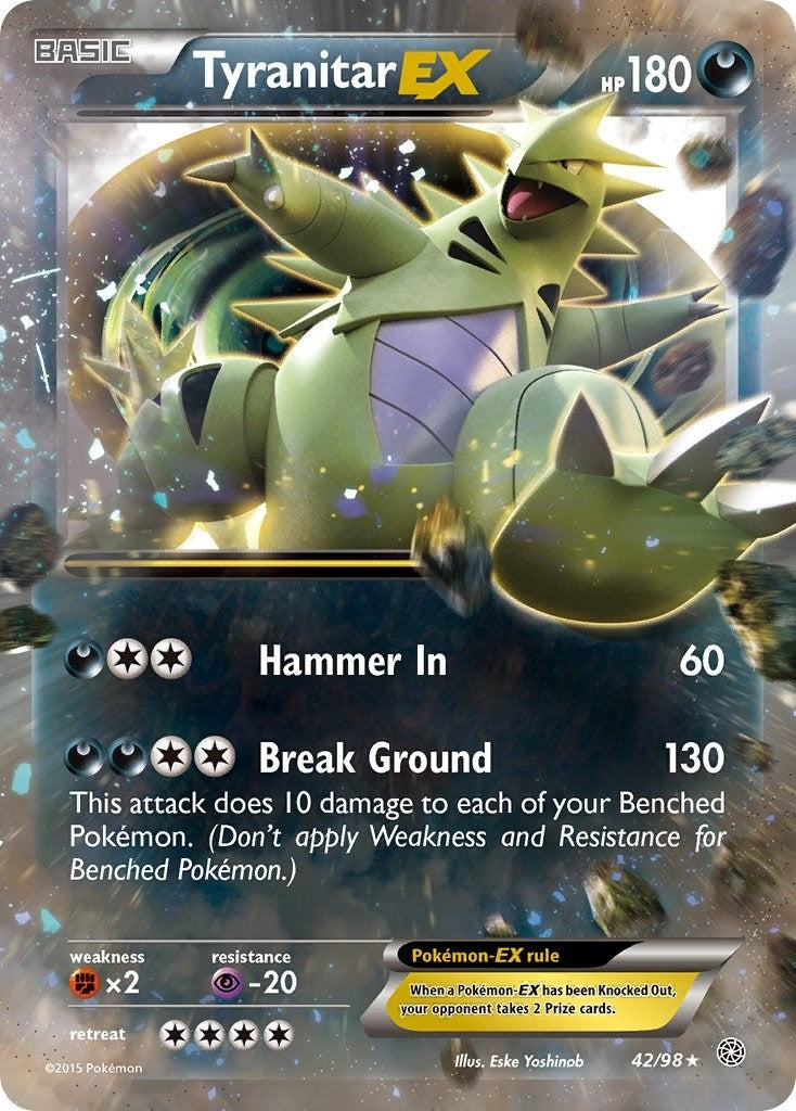 Image for Tyranitar EX (42) (AOR)