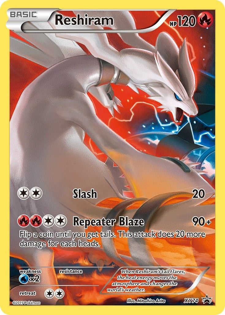 Image for Reshiram (Full Art Promo) (74) (PR)