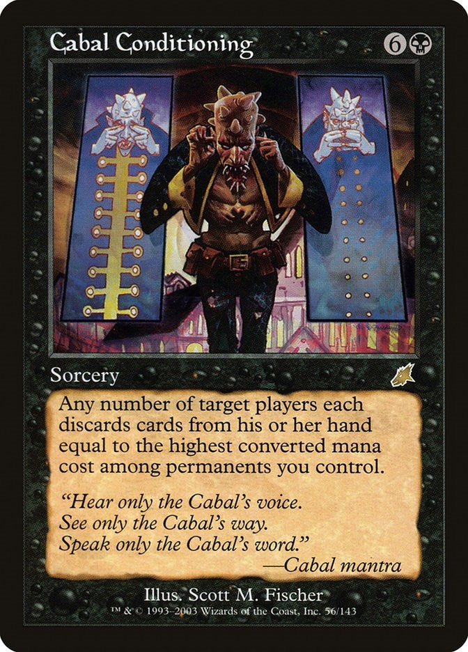 Image for Cabal Conditioning (56) (SCG)