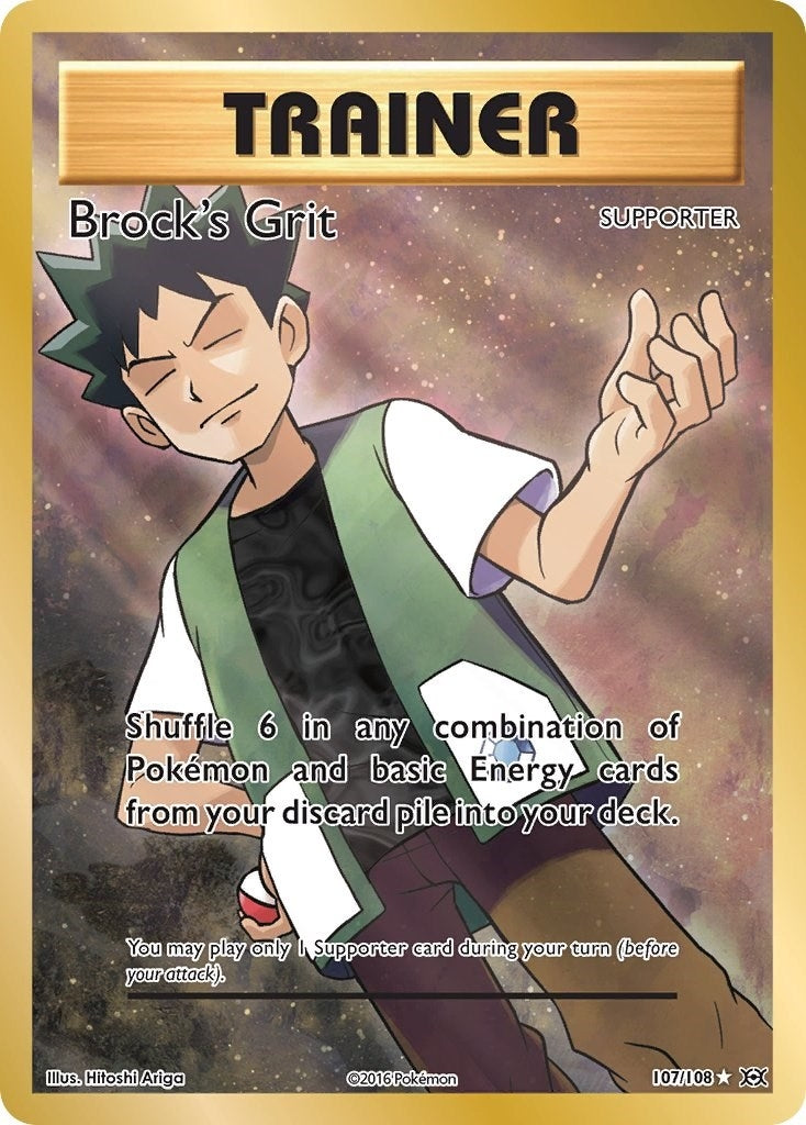 Image for Brock's Grit (Full Art) (107) (EVO)