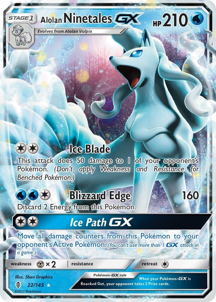 Image for Alolan Ninetales GX (22) (SM02)