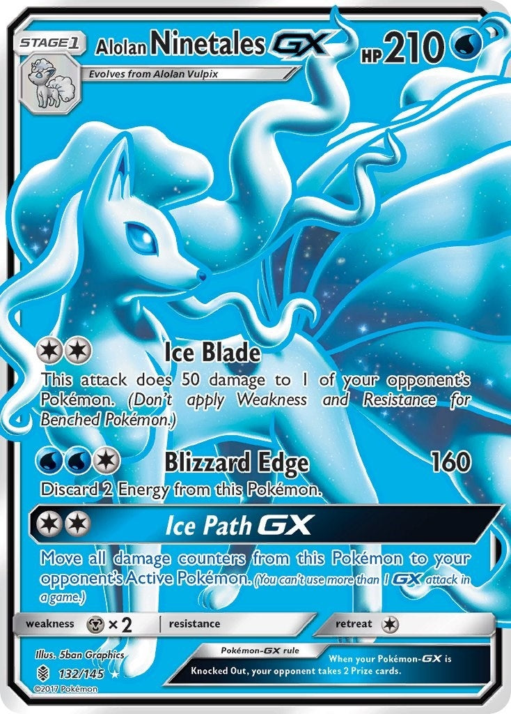 Image for Alolan Ninetales GX (Full Art) (132) (SM02)