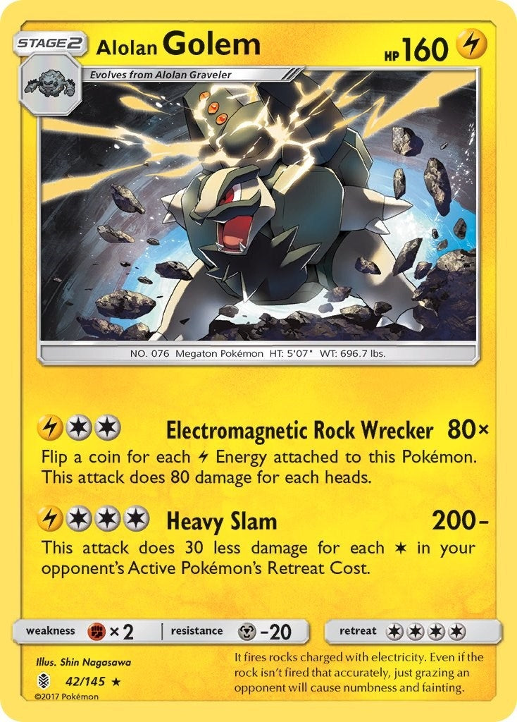 Image for Alolan Golem (42) (SM02)
