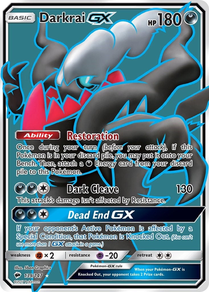 Image for Darkrai GX (Full Art) (139) (SM03)