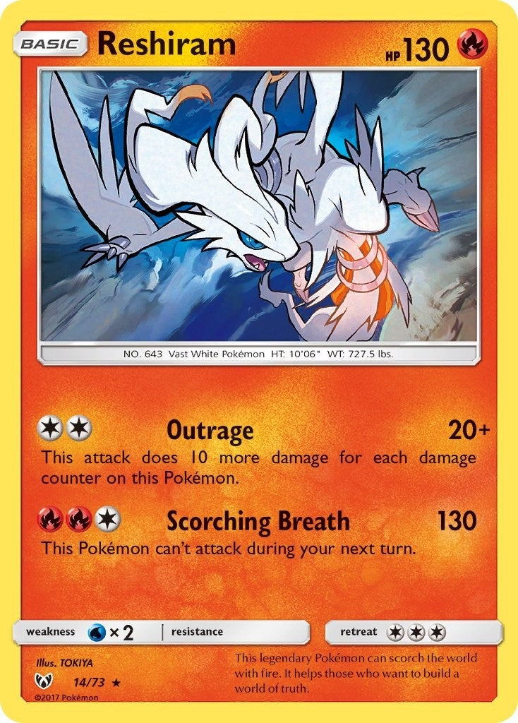 Image for Reshiram (14) (SHL)