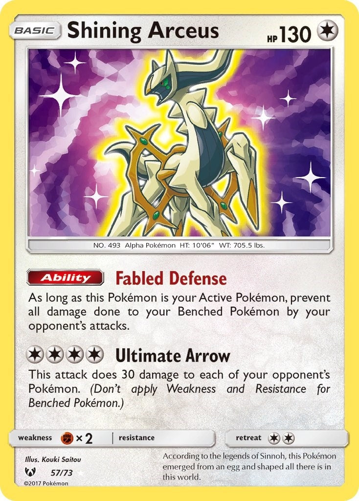 Image for Shining Arceus (57) (SHL)