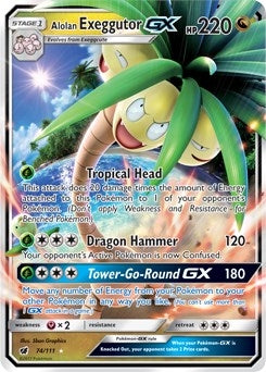 Image for Alolan Exeggutor GX (74) (SM04)