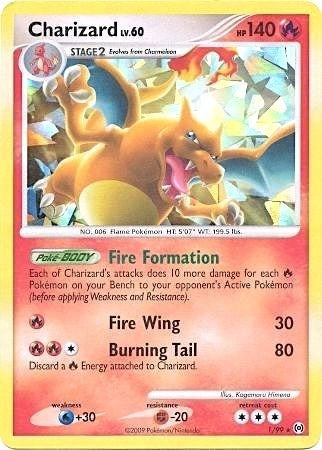 Image for Charizard - 1/99 (Cracked Ice Holo) (1) (MCAP)