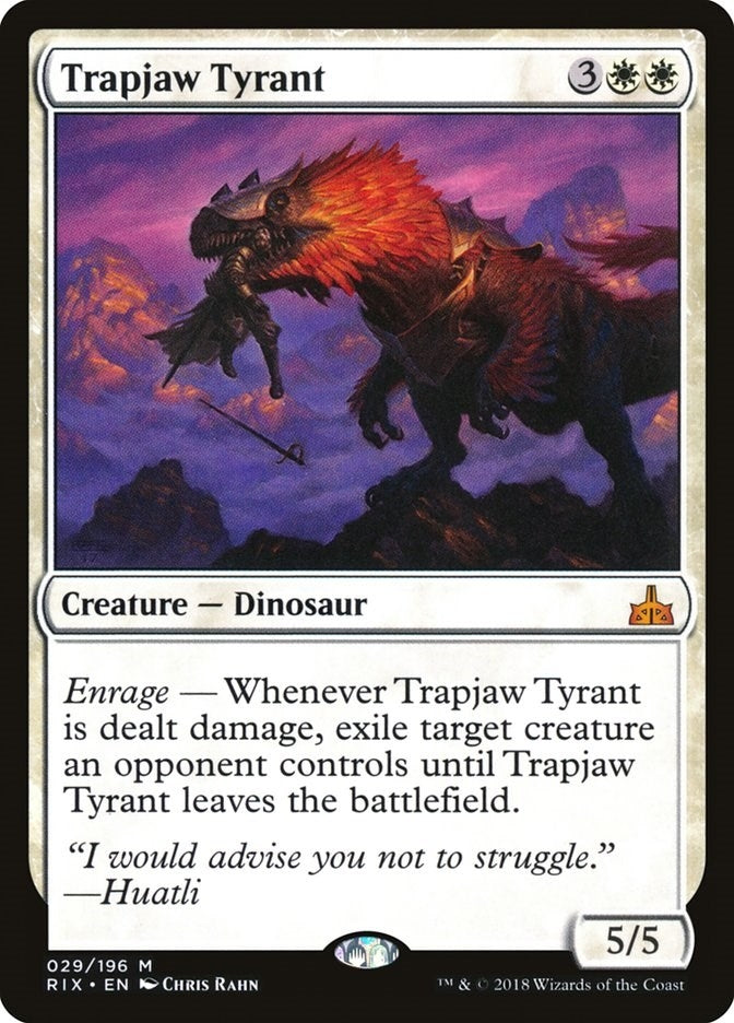 Trapjaw Tyrant (29) (Rivals of Ixalan) (RIX)