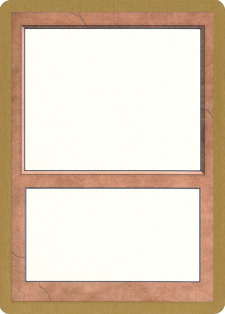 Image for 2000 World Championship Blank Card (WCD)