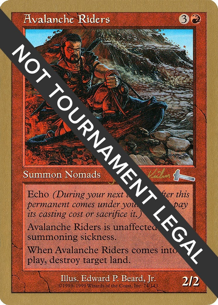 Image for Avalanche Riders - 2000 Janosch Kuhn (ULG) (WCD)