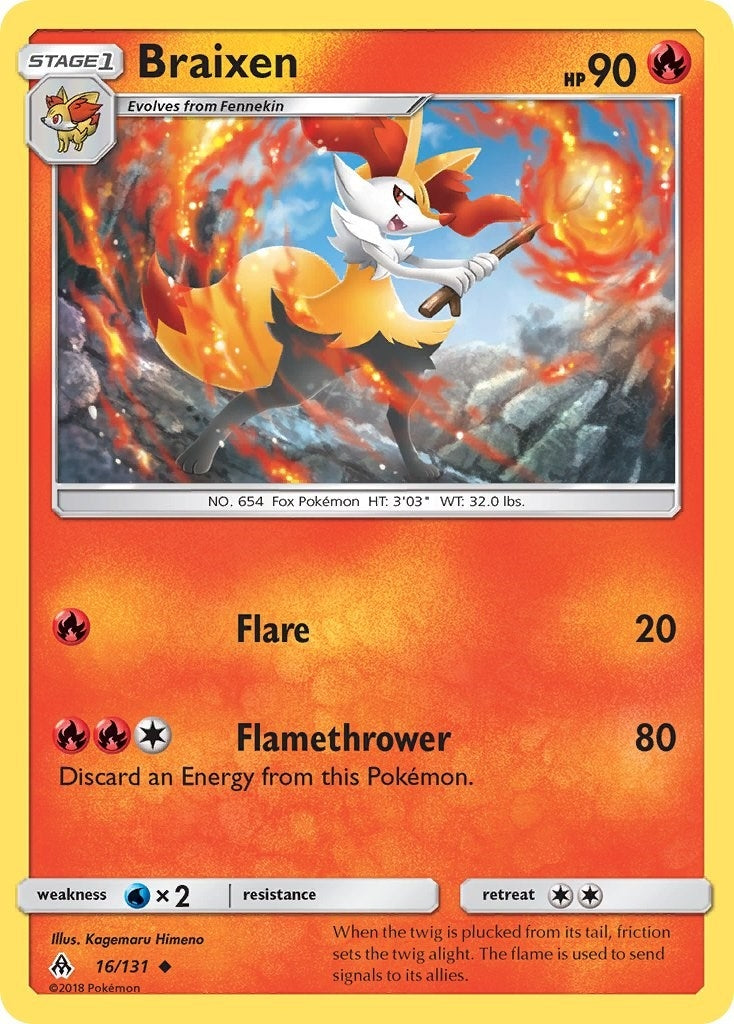 Image for Braixen (16) (SM06)