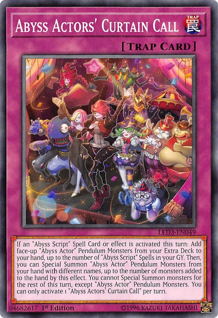 Image for Abyss Actors' Curtain Call (3049) (LED3)