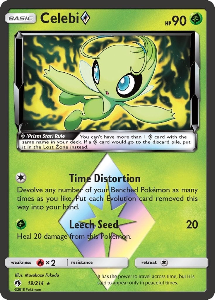 Image for Celebi Prism Star (19) (SM8)
