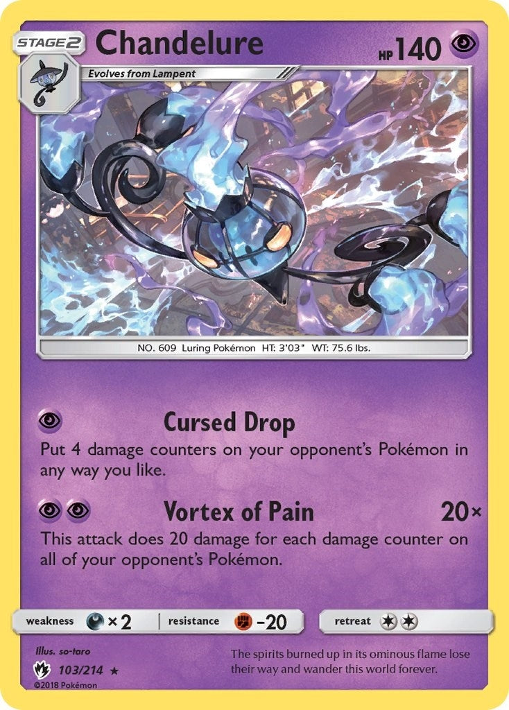 Image for Chandelure (103) (SM8)