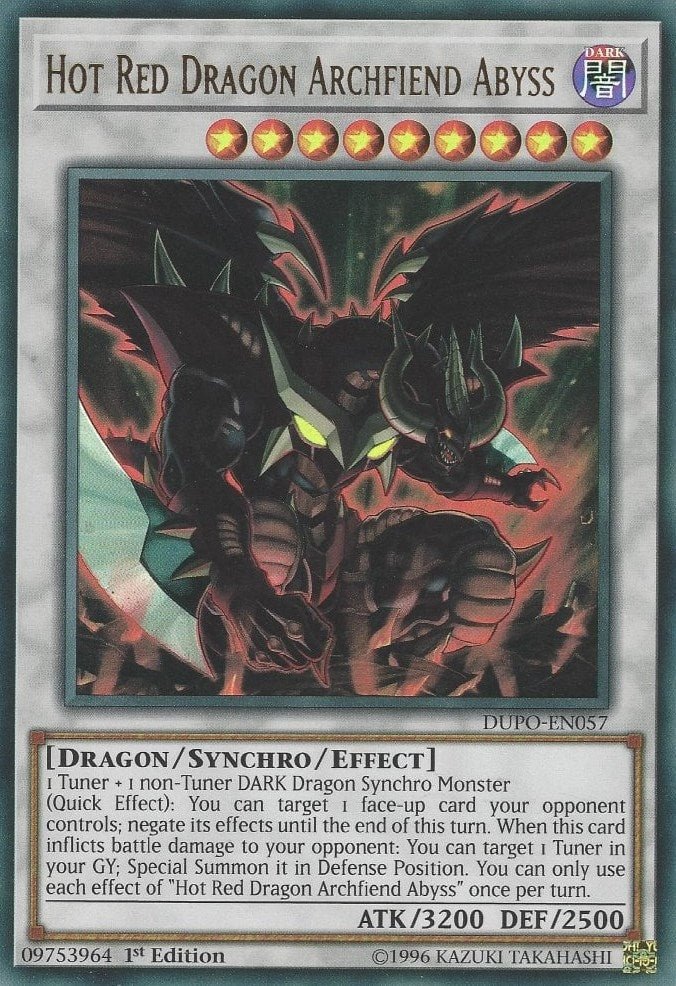 Image for Hot Red Dragon Archfiend Abyss (57) (DUPO)