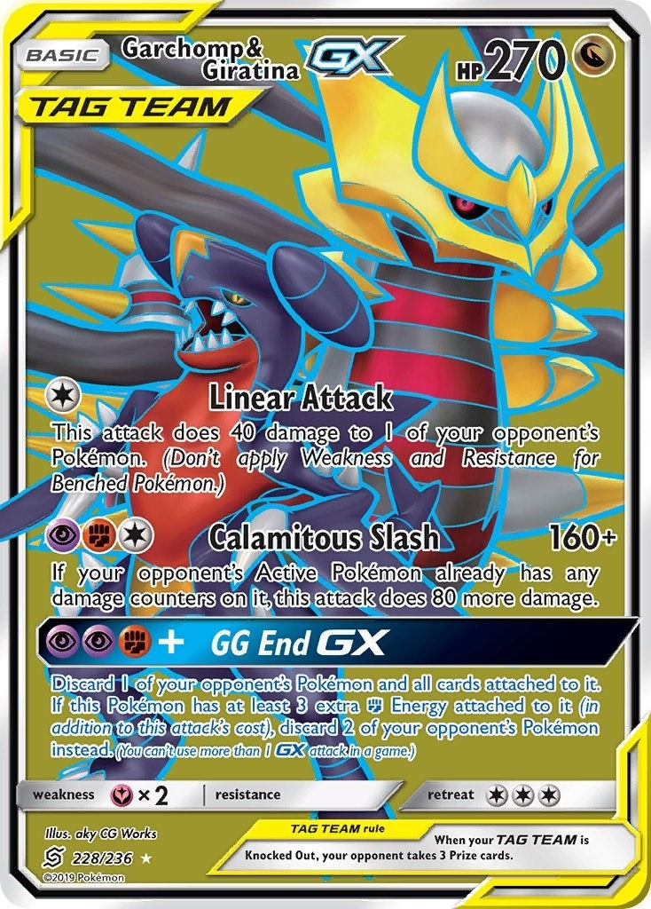 Image for Garchomp & Giratina GX (Full Art) (228) (SM11)