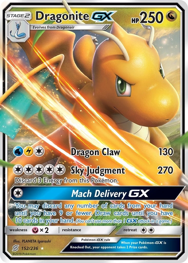 Image for Dragonite GX (152) (SM11)