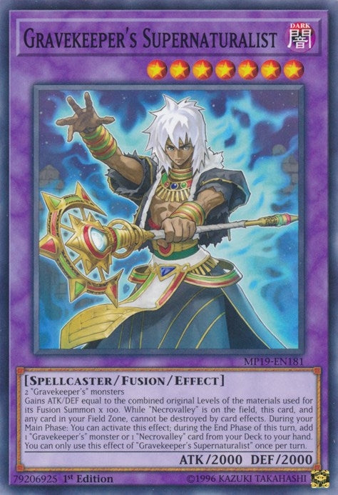 Image for Gravekeeper's Supernaturalist (19181) (MP19)