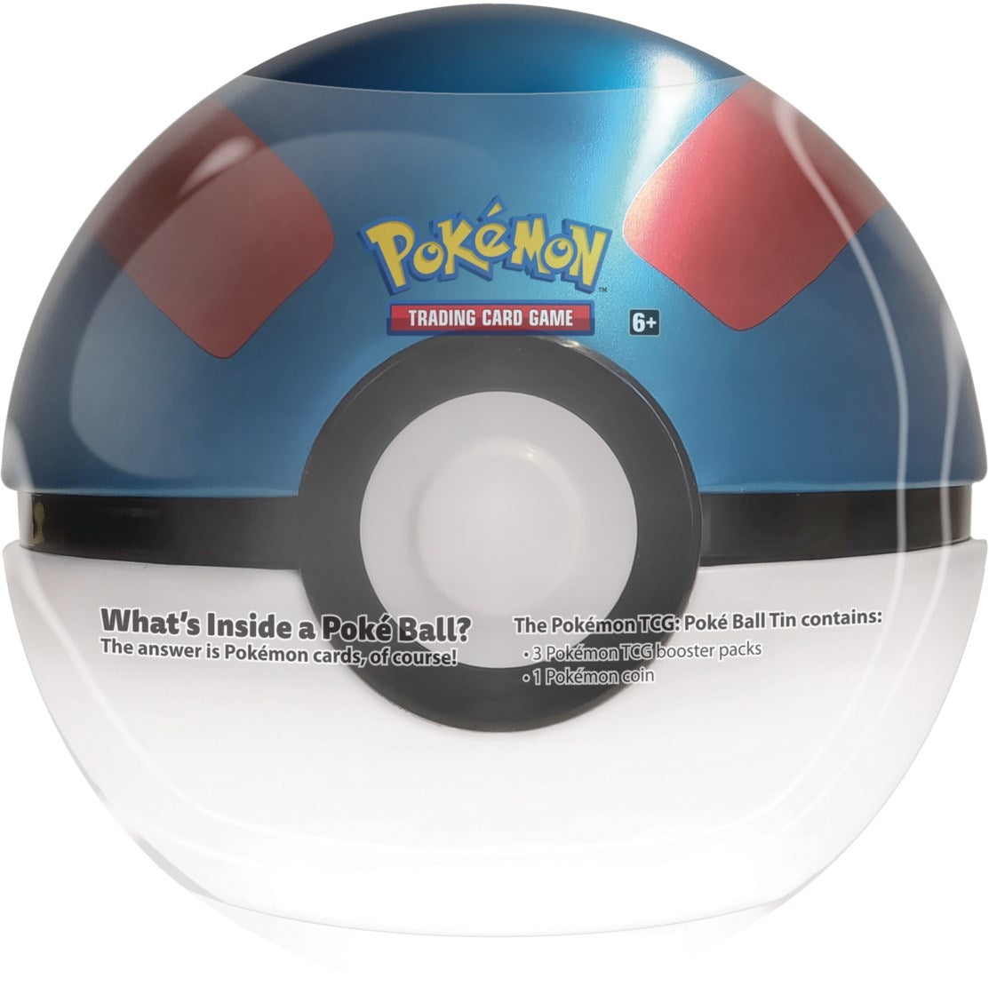 Image for Pokemon - Poke Ball Tin - Great Ball - Pokemon