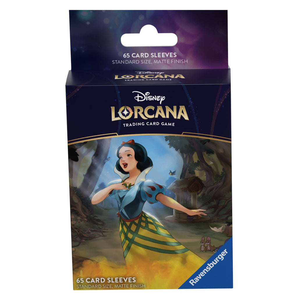 Disney Lorcana TCG: Ursula's Return | Snow White - Matte Card Sleeves (65 Pack) Disney Lorcana TCG: Ursula's Return | Snow White - Matte Card Sleeves (65 Pack)