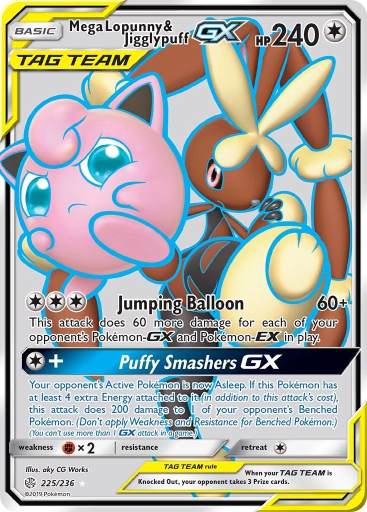 Image for Mega Lopunny & Jigglypuff GX (Full Art) (225) (SM12)