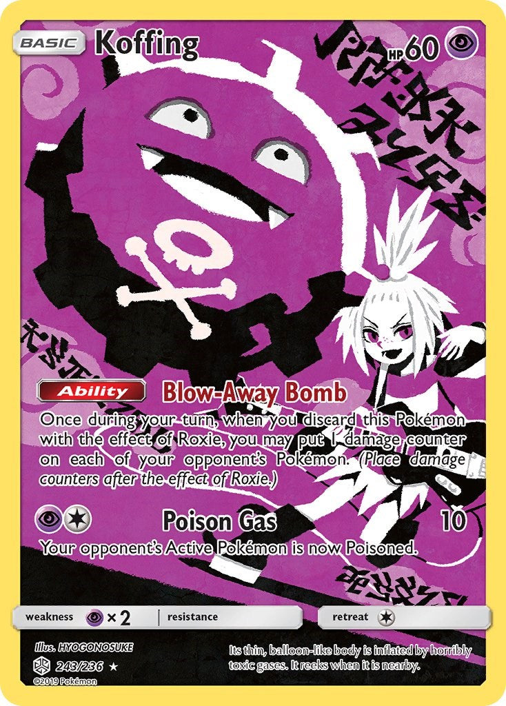 Koffing (Secret) - 243/236 - (SM