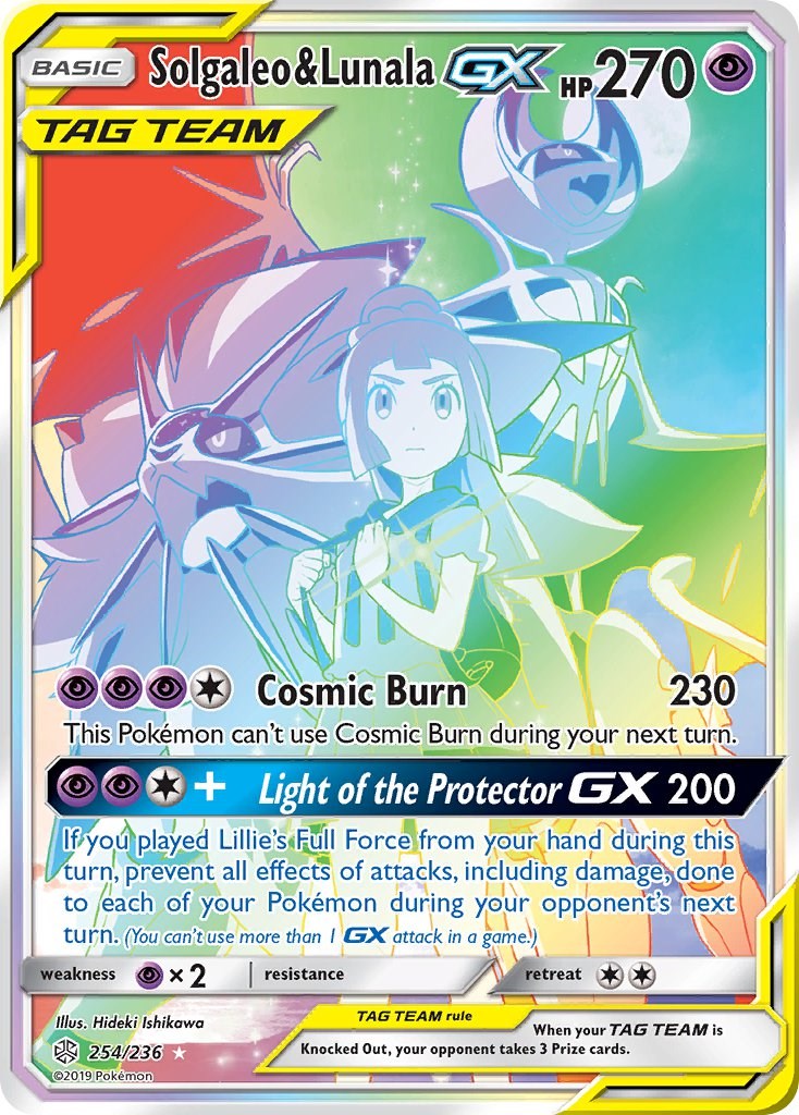 Solgaleo & Lunala GX (Secret) - PSA 10 - Cert #83785343