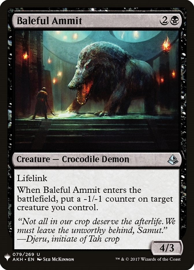 Image for Baleful Ammit (79) (LIST)