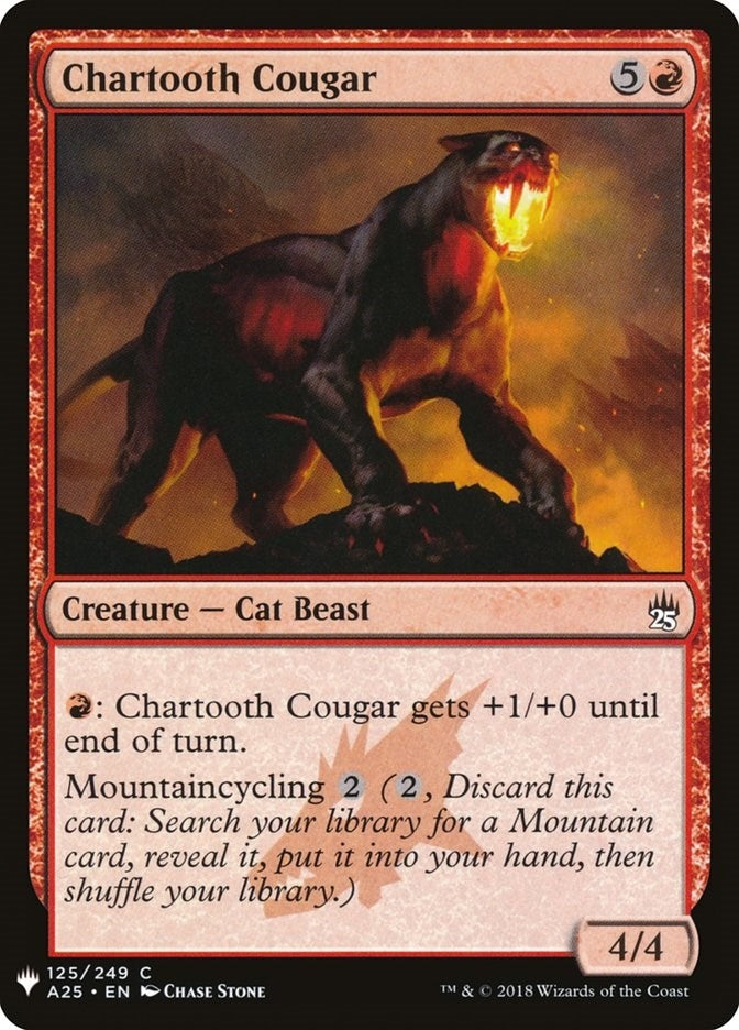 Image for Chartooth Cougar (125) (LIST)