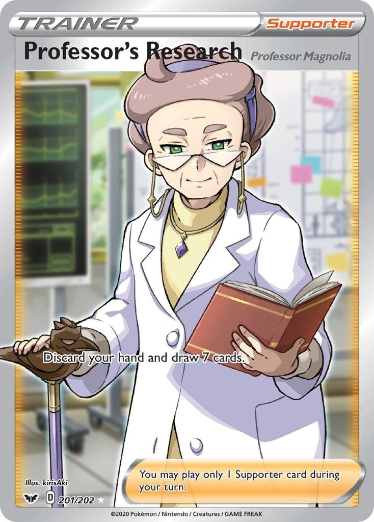 Image for Professor's Research (Full Art) (201) (SWSH01)