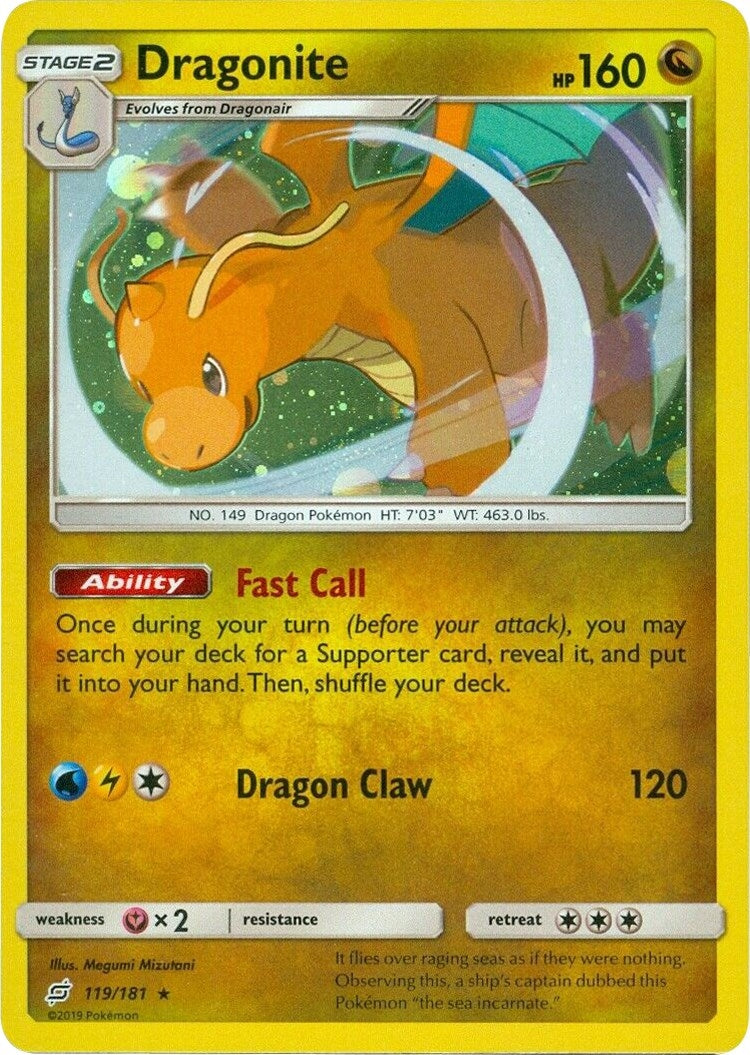 Image for Dragonite - 119/181 (Cosmos Holo) (119) (MCAP)