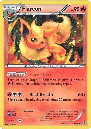 Image for Flareon - 13/98 (Cosmos Holo) (13) (MCAP)