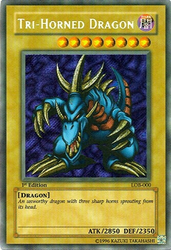 Tri-Horned Dragon (LOB-000) (LOB-000) (LOB)