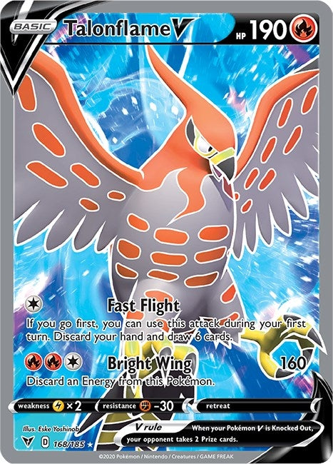 Image for Talonflame V (Full Art) (168) (SWSH04)