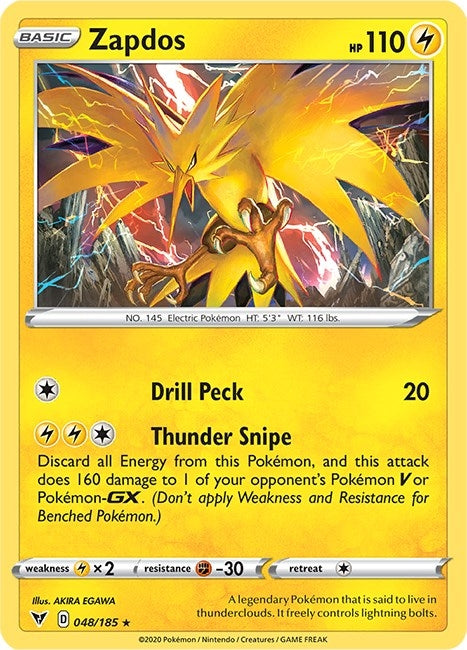 Image for Zapdos (48) (SWSH04)
