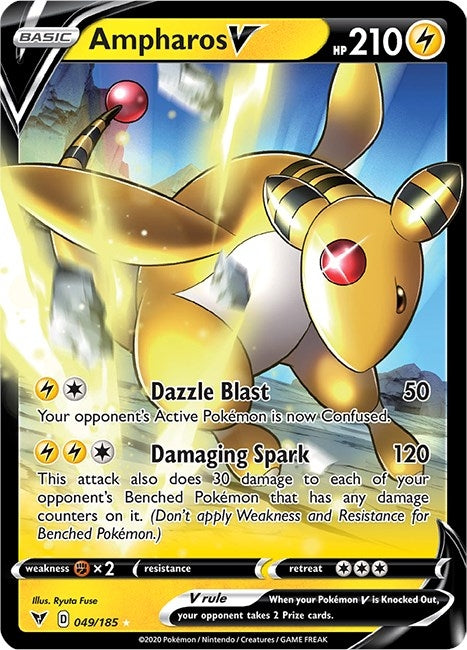 Image for Ampharos V (49) (SWSH04)