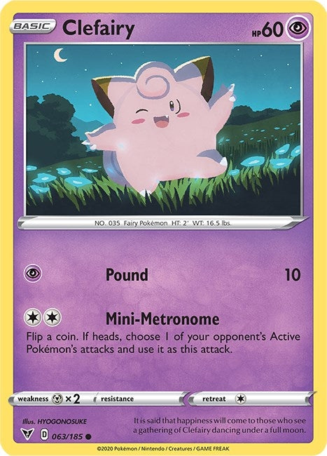 Image for Clefairy (63) (SWSH04)