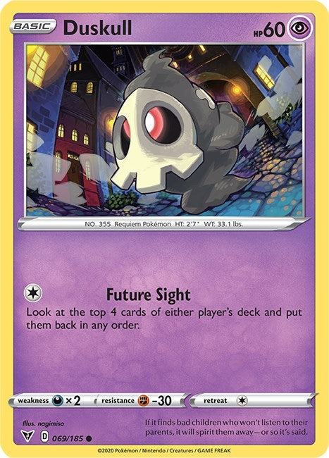Image for Duskull (69) (SWSH04)