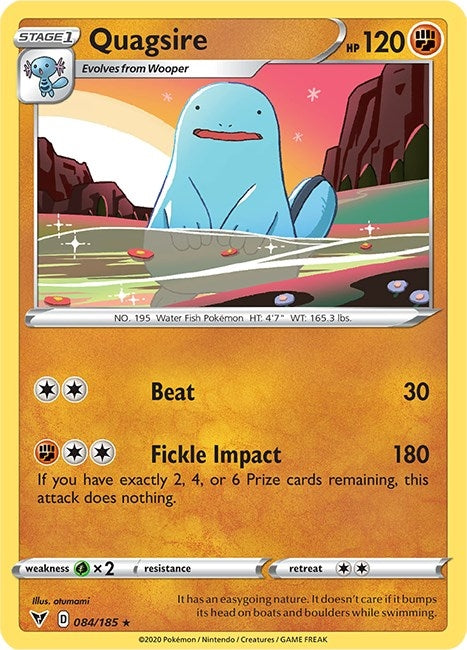 Image for Quagsire (84) (SWSH04)
