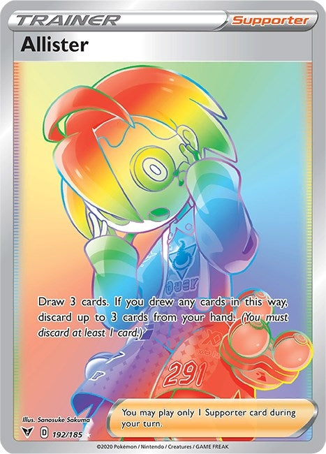 Image for Allister (Secret) (192) (SWSH04)