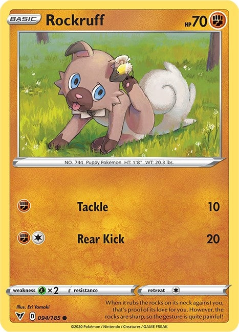 Image for Rockruff (94) (SWSH04)