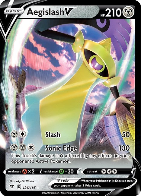 Image for Aegislash V (126) (SWSH04)
