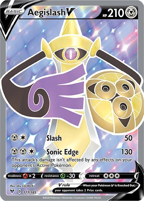 Image for Aegislash V (Full Art) (177) (SWSH04)