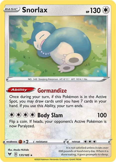 Image for Snorlax (131) (SWSH04)