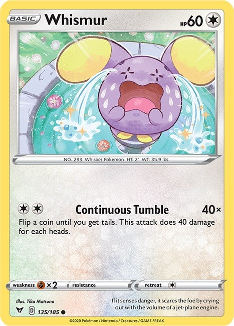 Image for Whismur (135) (SWSH04)