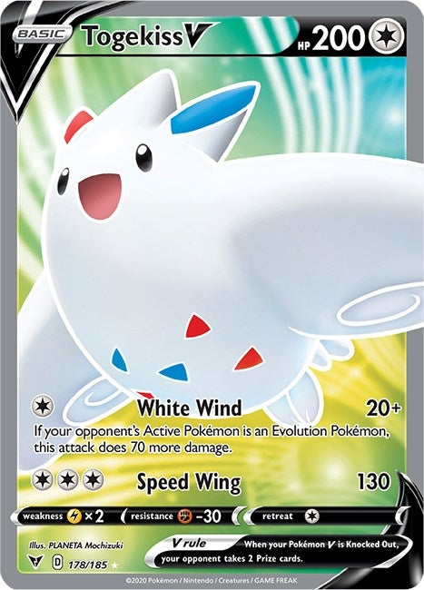 Image for Togekiss V (Full Art) (178) (SWSH04)