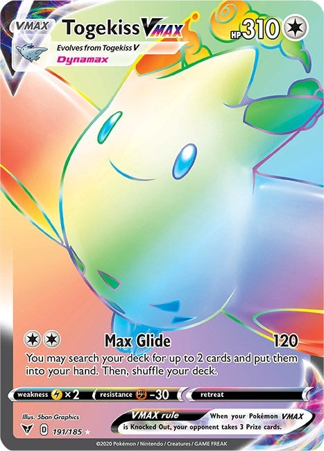 Image for Togekiss VMAX (Secret) (191) (SWSH04)