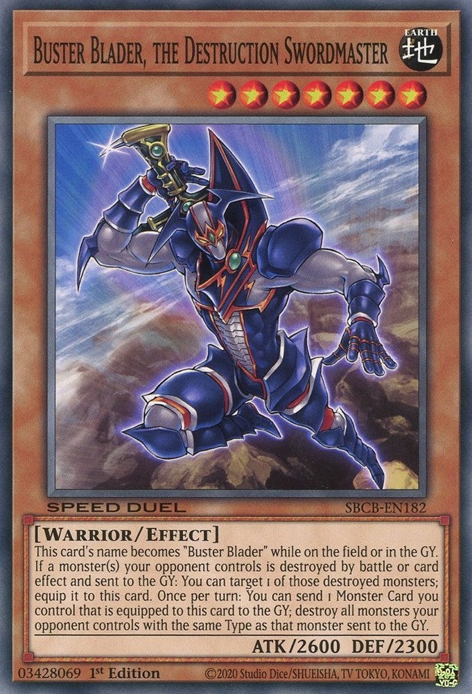 Image for Buster Blader, the Destruction Swordmaster (182) (SBCB)